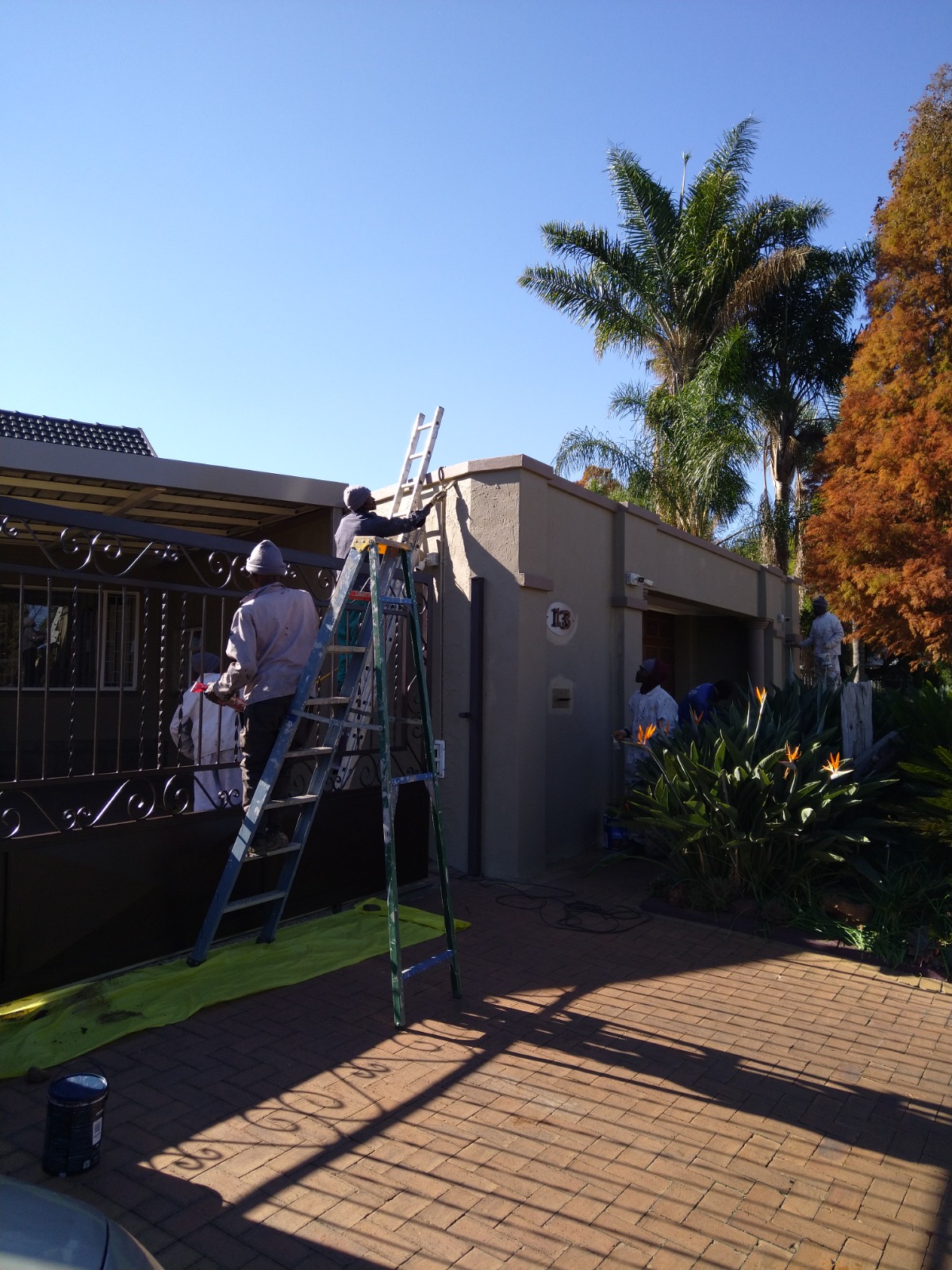 Estate Exterior Repaint Before Project