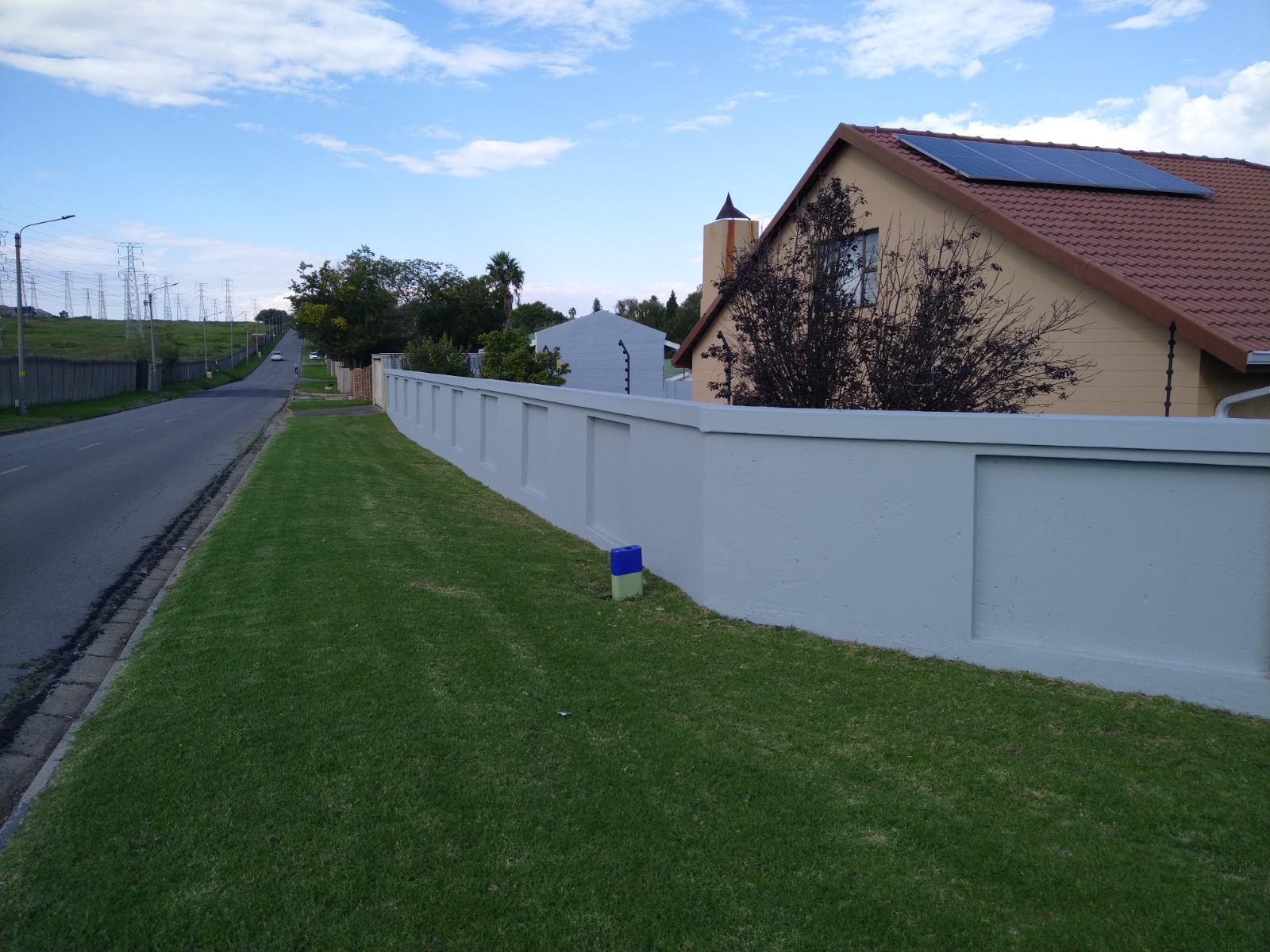 Estate Perimeter Wall Finished Project